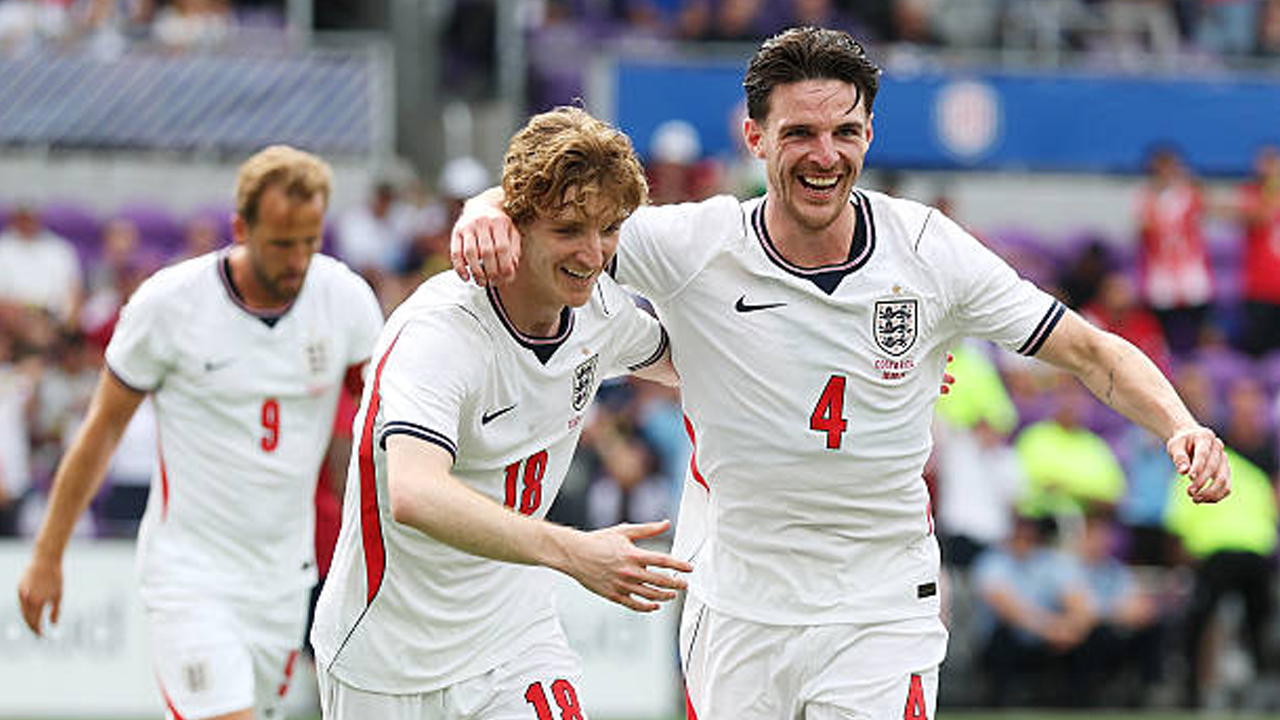 Declan Rice, Anthony Gordon, dan Ollie Watkins Antar Inggris Tekuk Kosta Rika