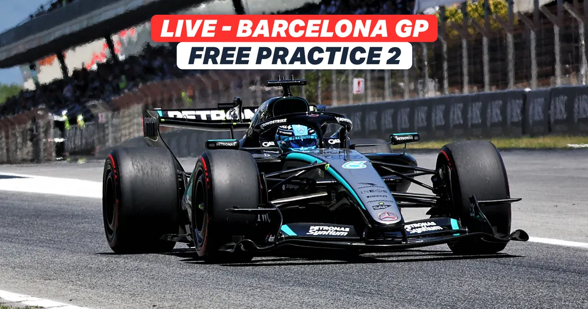 Norris Ungguli Russell di FP2 Barcelona dengan Tipis - sumber: (racingnews365)