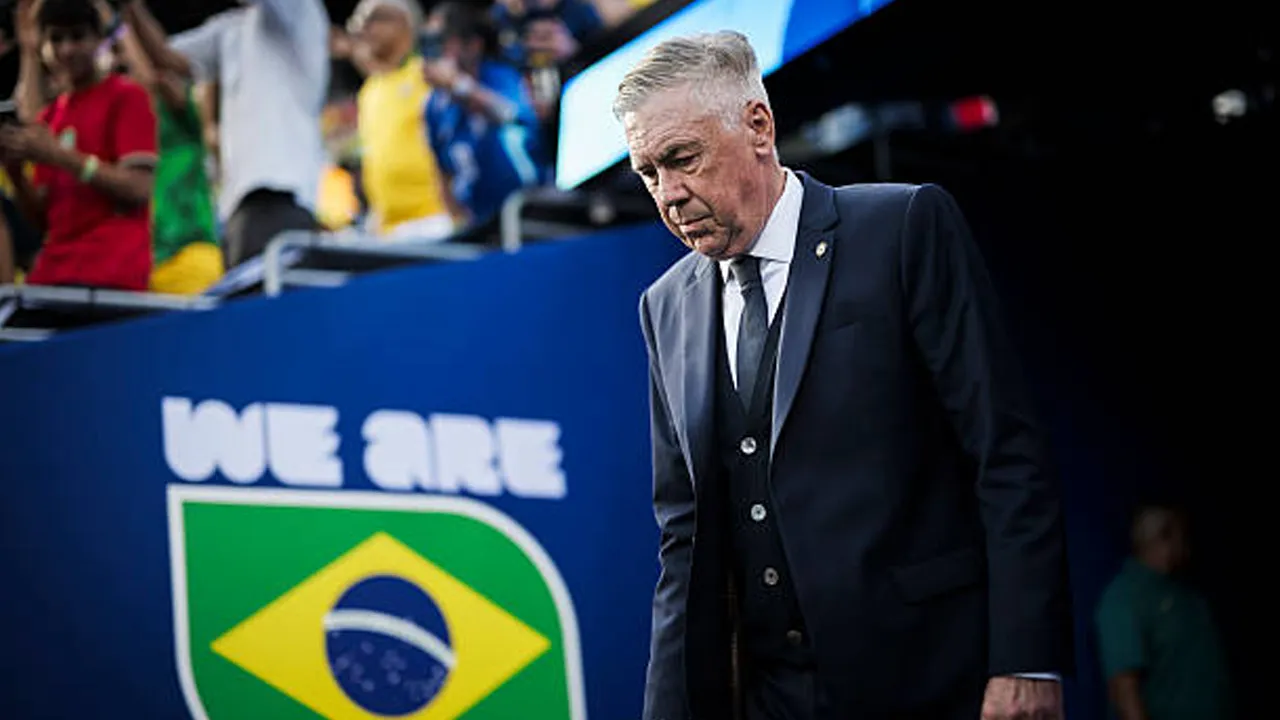 Imbang Lawan Maroko, Carlo Ancelotti Nilai Skuat Brasil Dilanda Kecemasan
