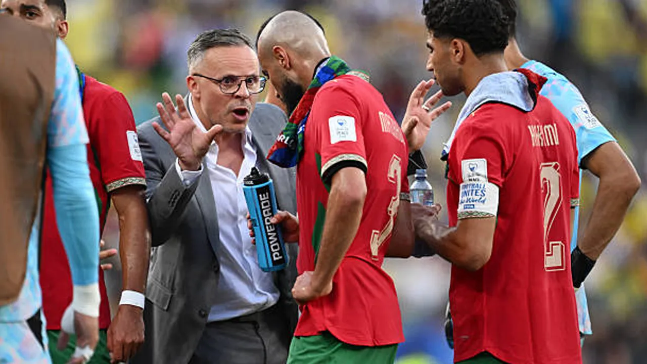 Tahan Imbang Brasil, Mohamed Ouahbi Prediksi Masa Depan Maroko Cerah