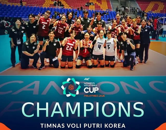 Tim Terbaik Raih Kemenangan di AVC Womens Volleyball Cup 2026 dengan Skor Gemilang - sumber: (blokbojonegoro)