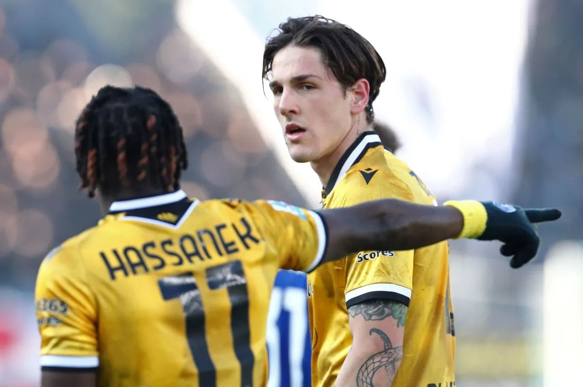 Transfer Zaniolo ke Udinese: Ekspresi Kecewa Meski Resmi Bergabung - sumber: (footballitalia)
