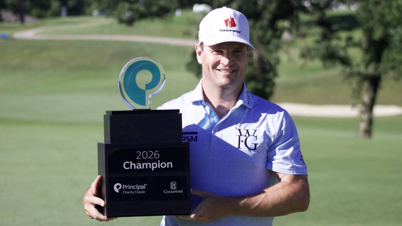 Zach Johnson Taklukkan Principal Charity Classic di Kampung Halaman