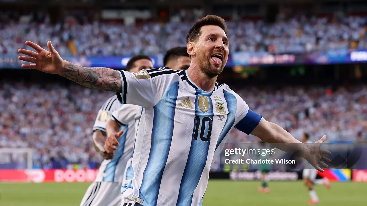 Lionel Messi Cetak Hattrick Bersejarah untuk Argentina