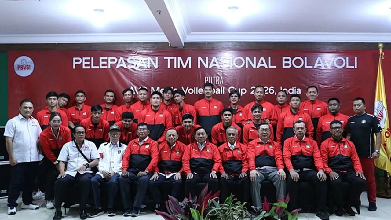 PBVSI Menargetkan Timnas Voli Putra Indonesia Tembus Empat Besar