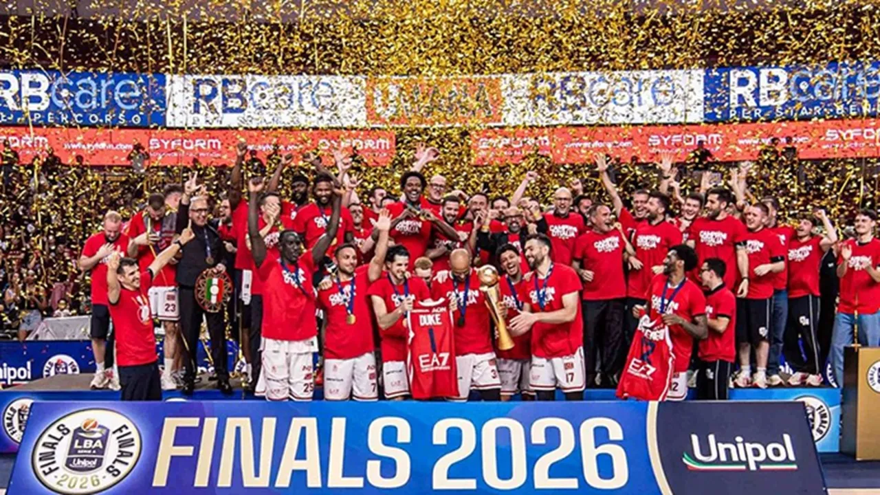 Armani Milan Raih Gelar Juara Liga Basket Italia ke-32