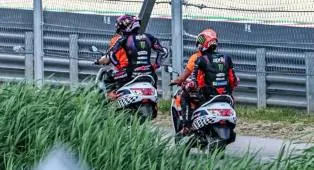 Marco Bezzecchi Tegaskan Tak Ada Konflik Usai Ditabrak Jorge Martin