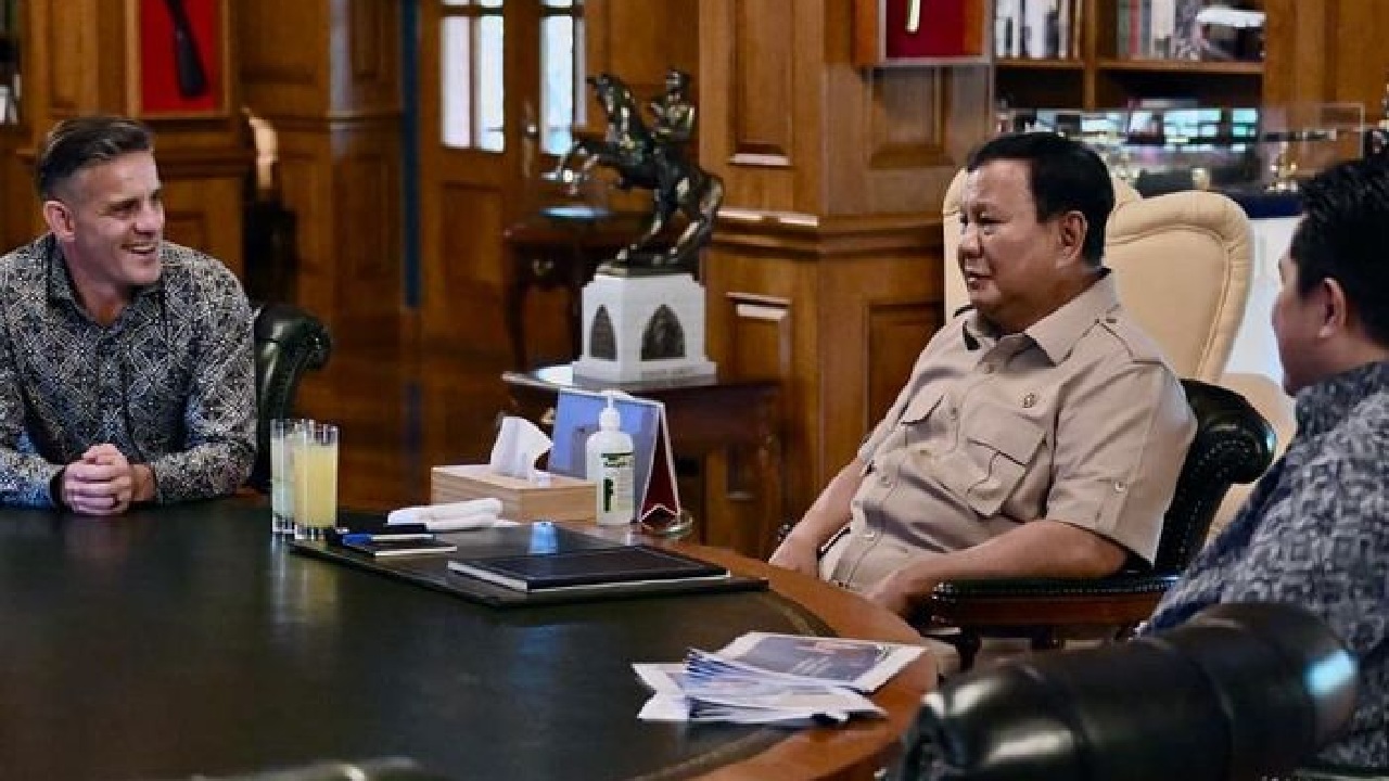 Bertemu Prabowo, John Herdman Pasang Target Juara ASEAN Cup 2026