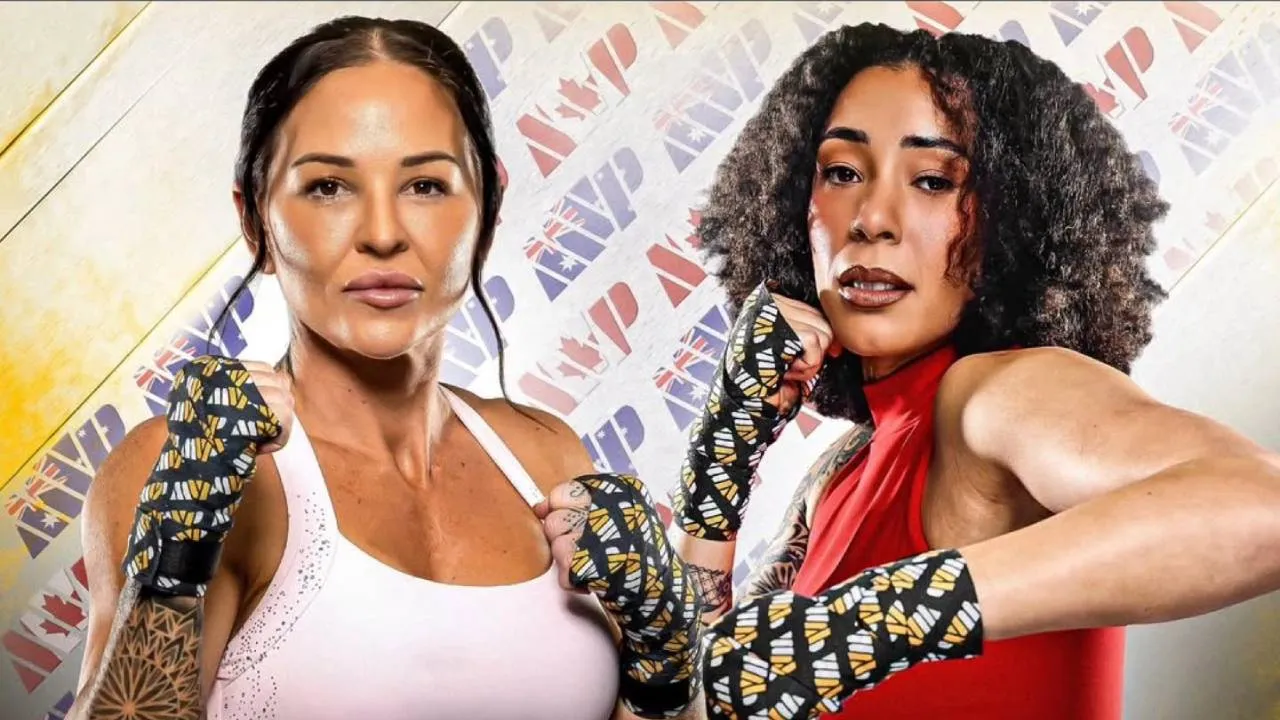 Desley Robinson (kiri) dan Tamm Thibeault. (Foto: Fight TV)