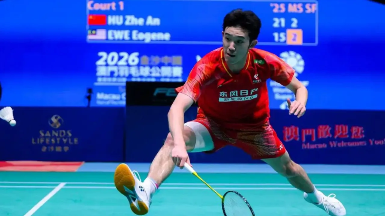 Macau Open 2026: Hu Zhe An Capai Final Pertama Level Super 300