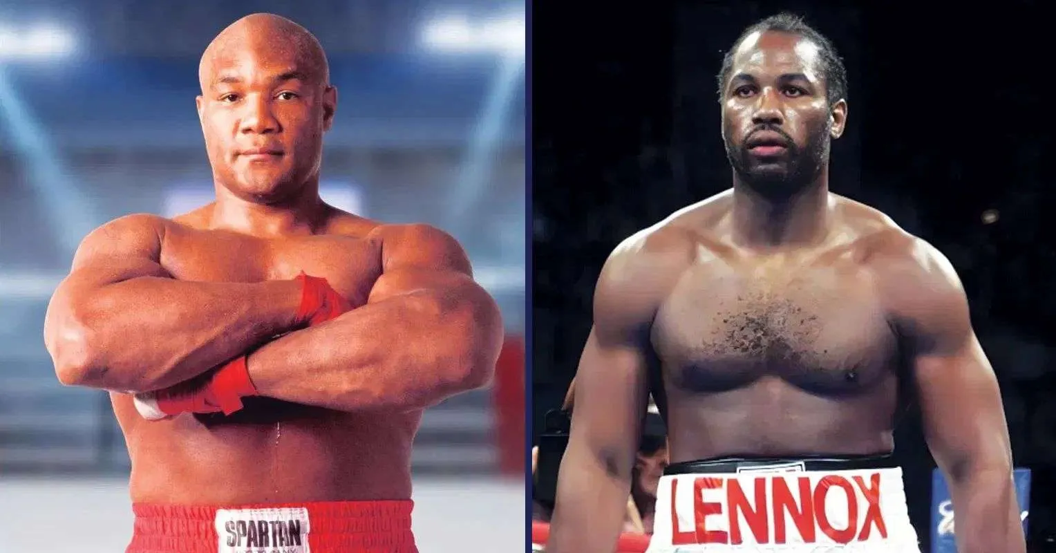 Frank Bruno Pilih Pemenang Foreman vs Lewis Prime - sumber: (secondsout)