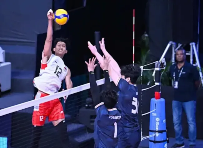 Timnas Voli Putra Indonesia Takluk 1 - sumber: (blokbojonegoro)