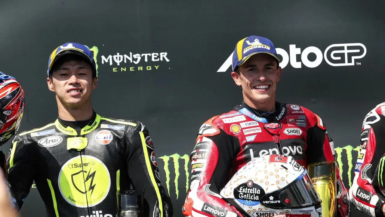 Ai Ogura meraih podium kedua usai gagal kalahkan Marc Marquez di MotoGP Ceko 2026
