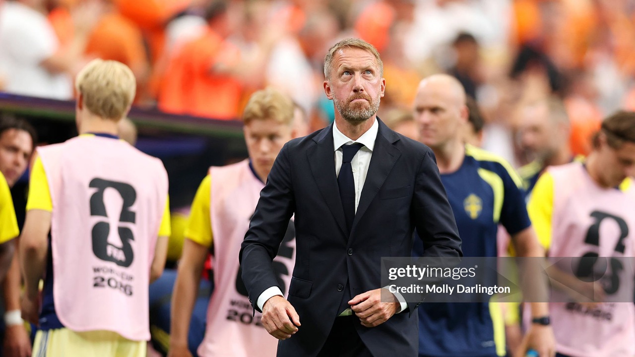 Graham Potter Akui Salah Antisipasi Brobbey saat Swedia Dibantai Belanda