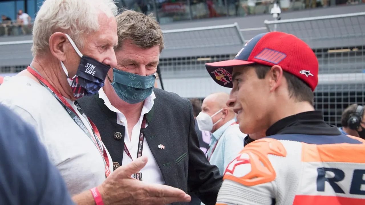 Helmut Marko dan Marc Marquez