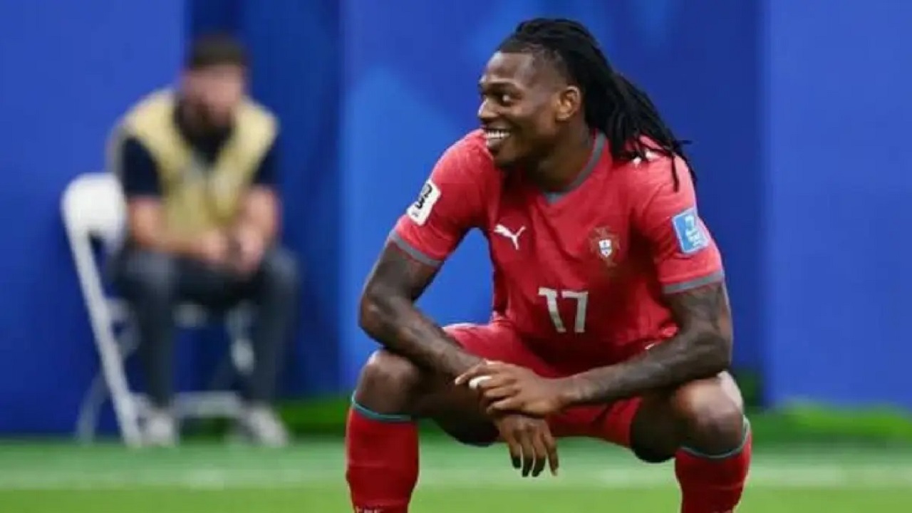 Rayakan Gol Pertama Untuk Portugal, Rafael Leao: Musim Ini Berat Bagi Saya