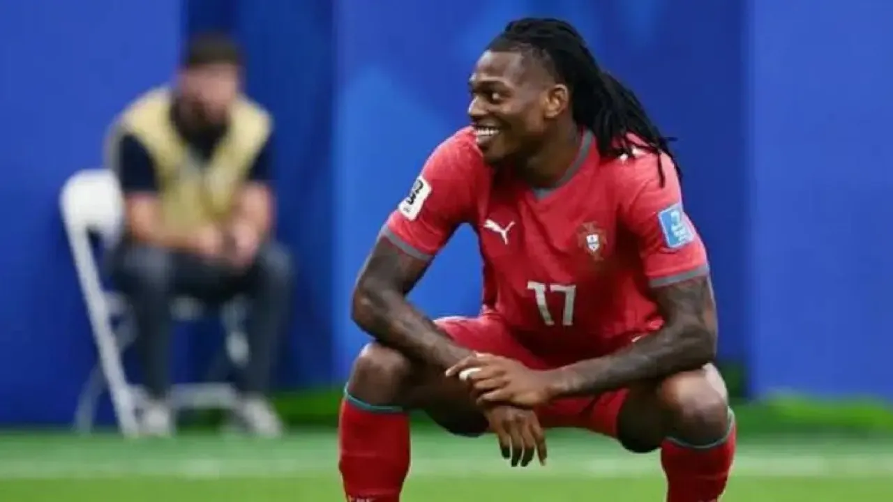 Rayakan Gol Pertama Untuk Portugal, Rafael Leao: Musim Ini Berat Bagi Saya