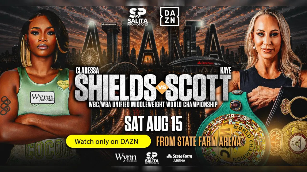 Claressa Shields (kiri) dan Kaye Scott. (Foto: Fight TV)