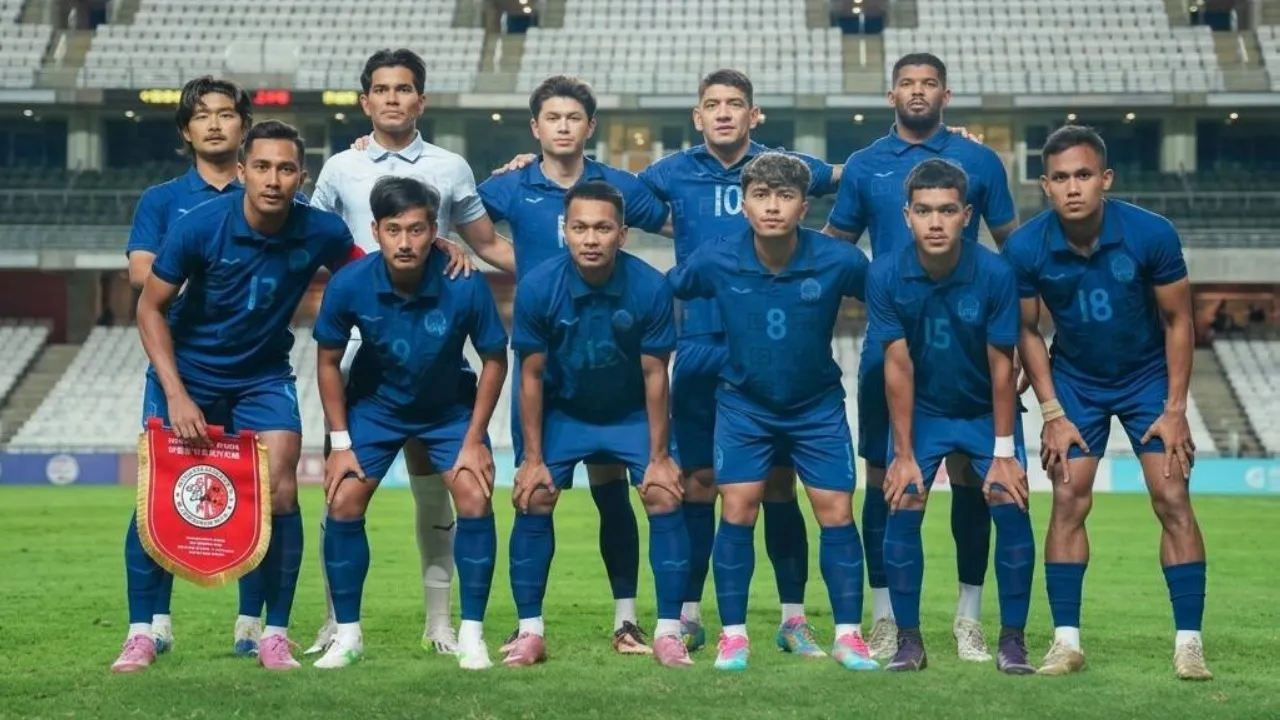 Timnas Kamboja bersiap menghadapi Timnas Indonesia di Piala AFF 2026