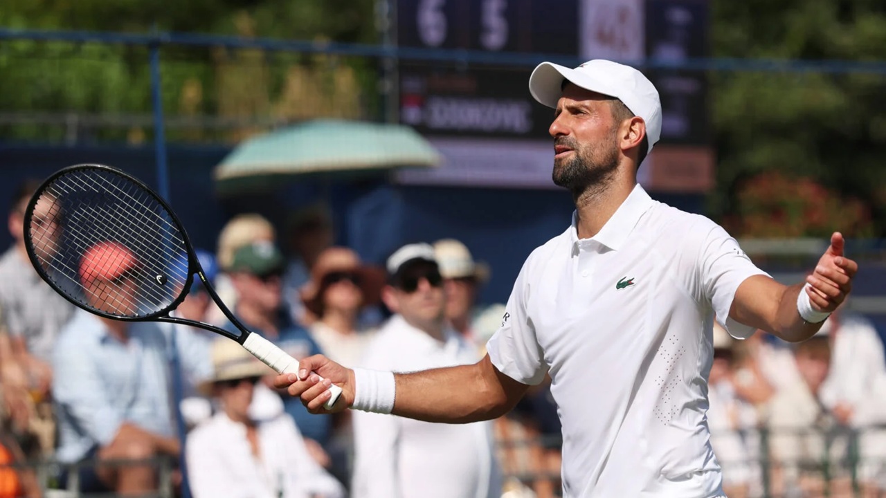 Novak Djokovic Menangkan Laga Pertama Di Grass-Court Jelang Wimbledon