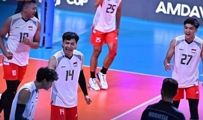 Timnas Voli Indonesia Bungkam India dengan Skor Meyakinkan 3