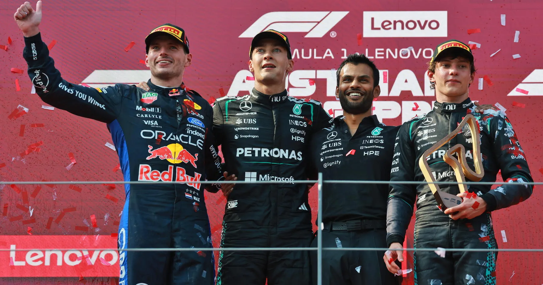 George Russell Menangi F1 Austria 2026, Peringkat Pembalap - sumber: (racingnews365)