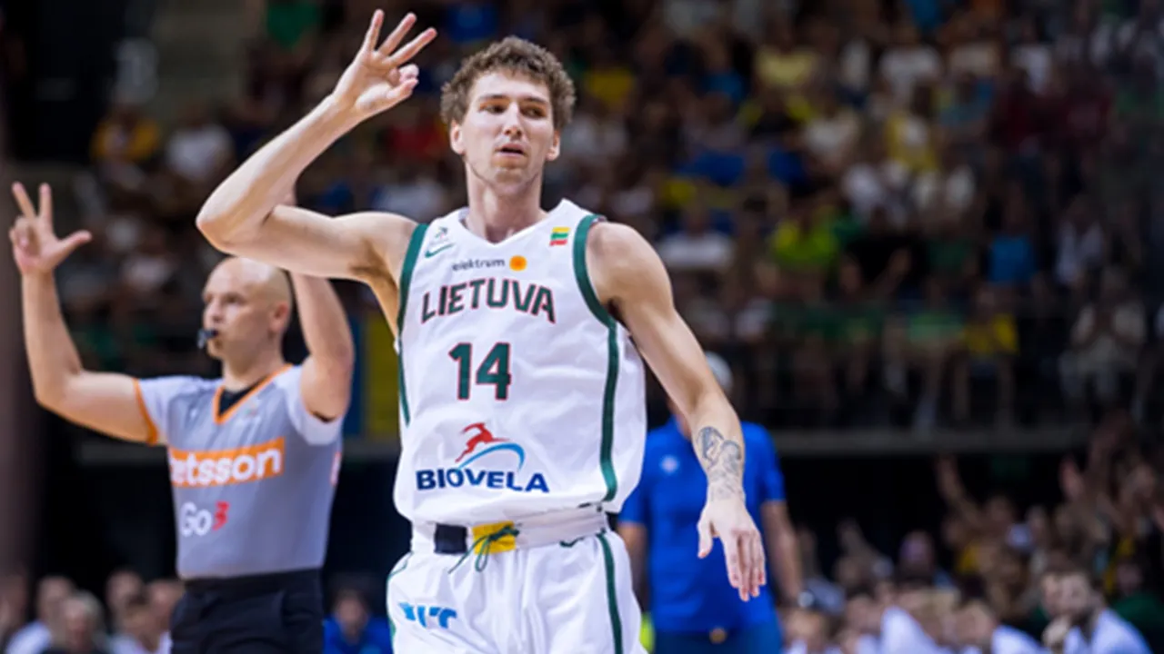 Matas Buzelis dan Kasparas Jakucionis Debut, Lithuania Ditumbangkan Ukraina