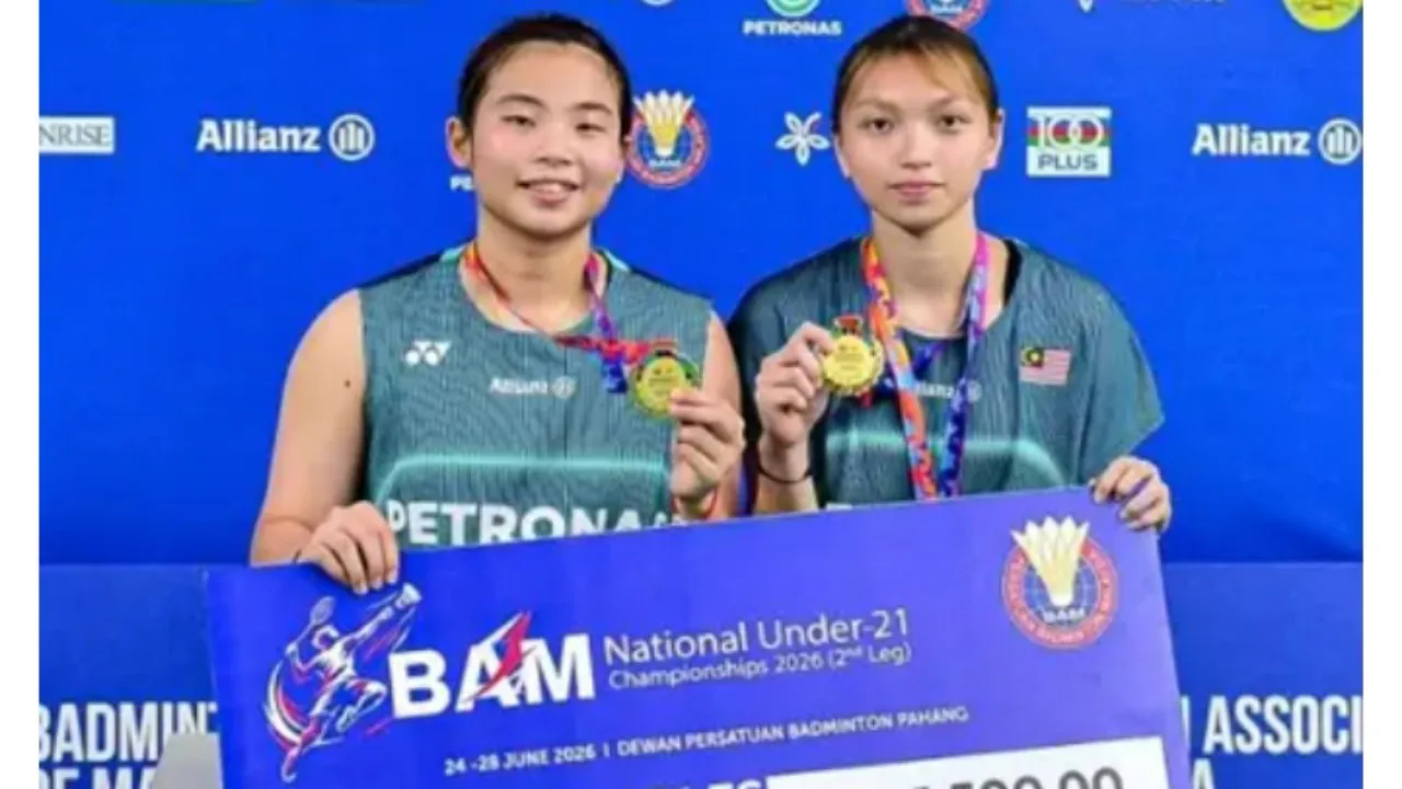 Noraqilah Maisarah Juara Nasional Bersama Partner Berbeda