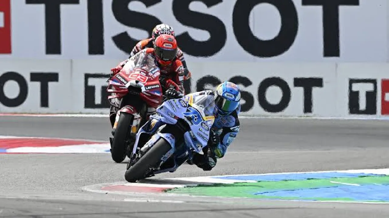 Alex Marquez berjuang keras di MotoGP Belanda 2026 dengan cedera yang belum sepenuhnya pulih.
