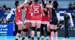 Timnas Voli Putri Indonesia Sapu Bersih Iran 3-0 di AVC Girls U