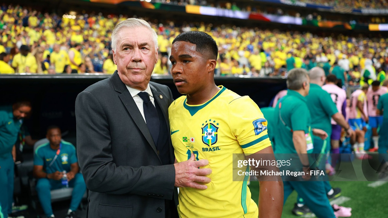 Endrick Percaya Penuh Keputusan Carlo Ancelotti di Timnas Brasil