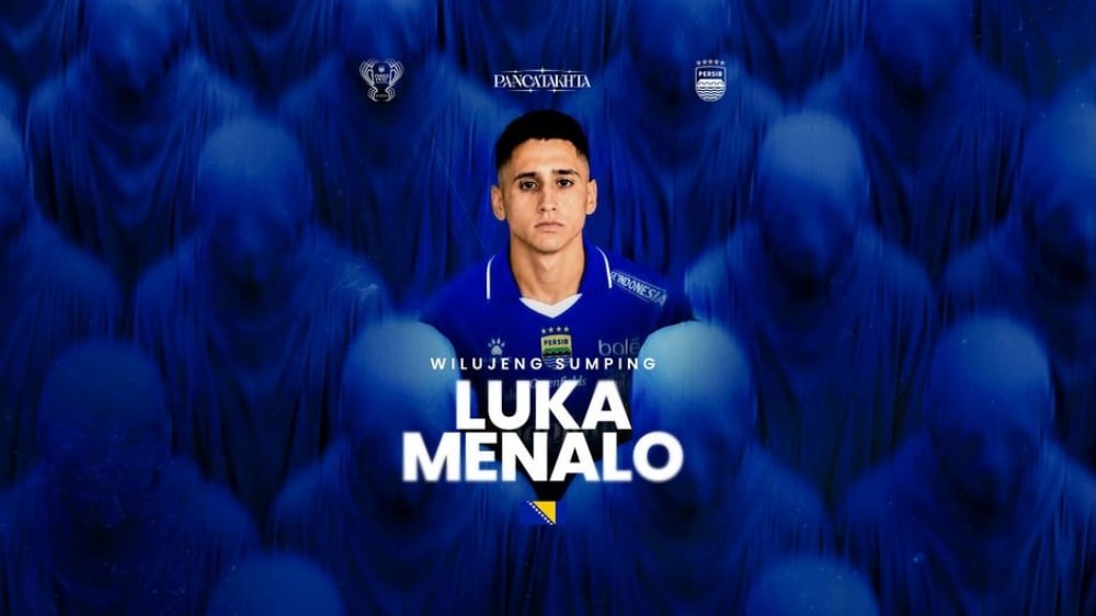 Luka Menalo Resmi Perkuat Lini Depan Persib