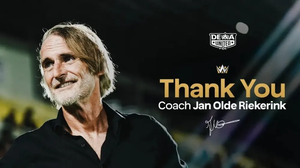 Dewa United Resmi Akhiri Kebersamaan dengan Jan Olde Riekerink - sumber: (ileagueid)