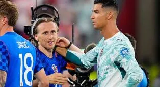 Usai Eliminasi Kroasia, Cristiano Ronaldo Beri Respek Pada Luka Modric