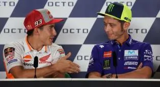 Kisah Rivalitas Marc Marquez dan Valentino Rossi yang Jadi Legenda MotoGP