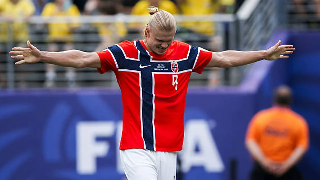 Kembali Jadi Pahlawan Timnas Norwegia, Statistik Erling Haaland Sungguh Menakutkan