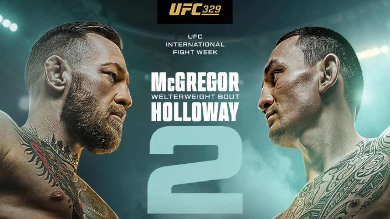 Max Holloway (kanan) dan Conor McGregor. (Foto: Fight TV)