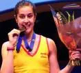 Carolina Marin Terima Penghargaan Olahraga Gran Cruz Al Merito Deportivo