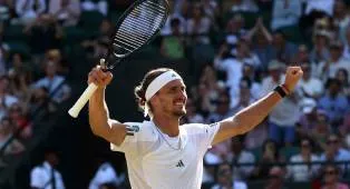 Hasil Wimbledon: Alexander Zverev Pecahkan Teka-Teki Taylor Fritz