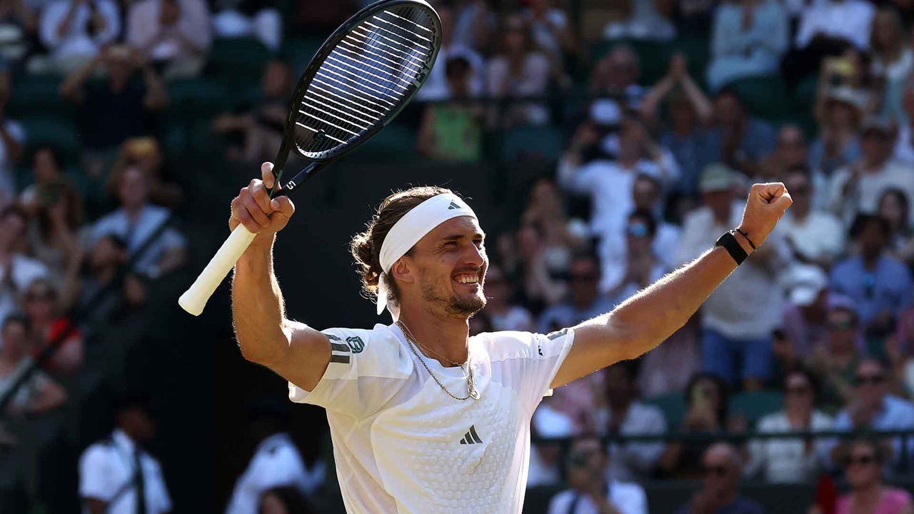 Hasil Wimbledon: Alexander Zverev Pecahkan Teka-Teki Taylor Fritz