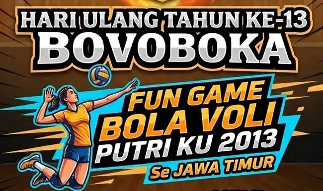 PBVSI Bojonegoro Puji Keseruan Fun Game Voli HUT ke - sumber: (blokbojonegoro)
