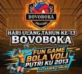 Tim Voli Putri KU 2013 Jatim Meriahkan Fun Game Ultah BOVOBOKA ke