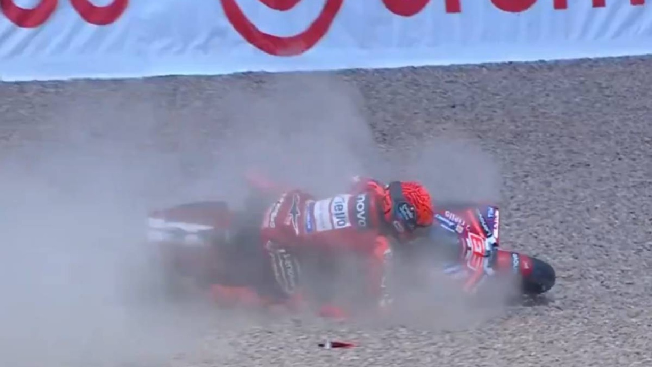 Crash Marc Marquez di Sachsenring Bukan Karena Kerb, Ini Penyebabnya