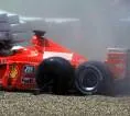 Ferrari Gagal, Schumacher Alami Patah Kaki di Silverstone