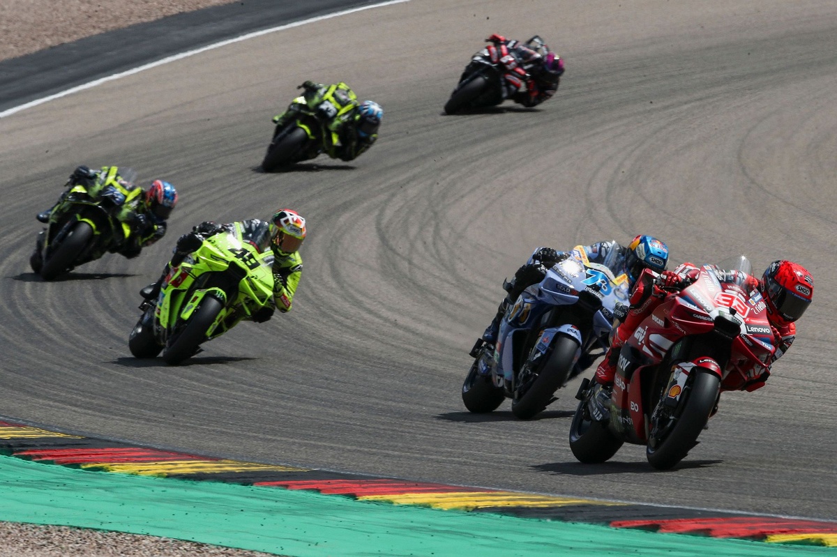 Marc Marquez Pimpin Dominasi Ducati di Sprint Jerman