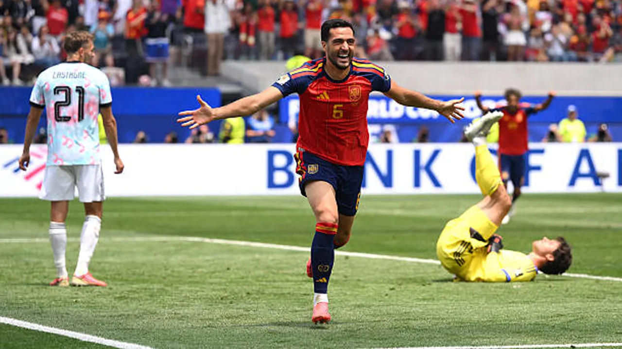 Singkirkan Belgia, Super Sub Mikel Merino Selamatkan Spanyol