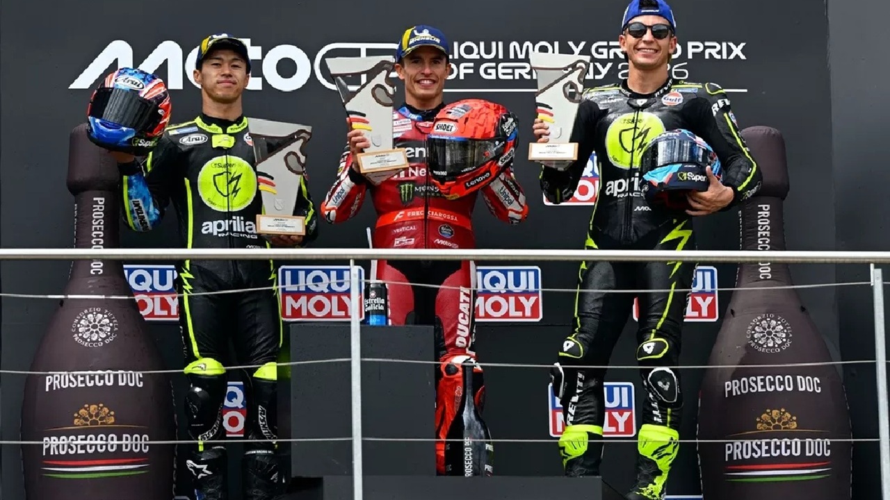 Hasil MotoGP Jerman 2026: Marc Marquez Menang, Duo Trackhouse Raih Podium
