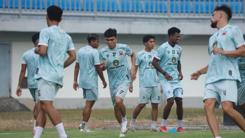 Madura United Dorong Pemain Tingkatkan Latihan Mandiri Sebelum Mulai Sesi Tim