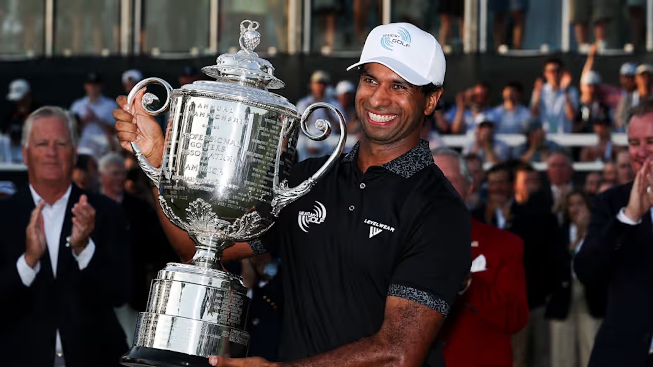 Aaron Rai Terharu Terima Surat Langsung dari Legenda Golf