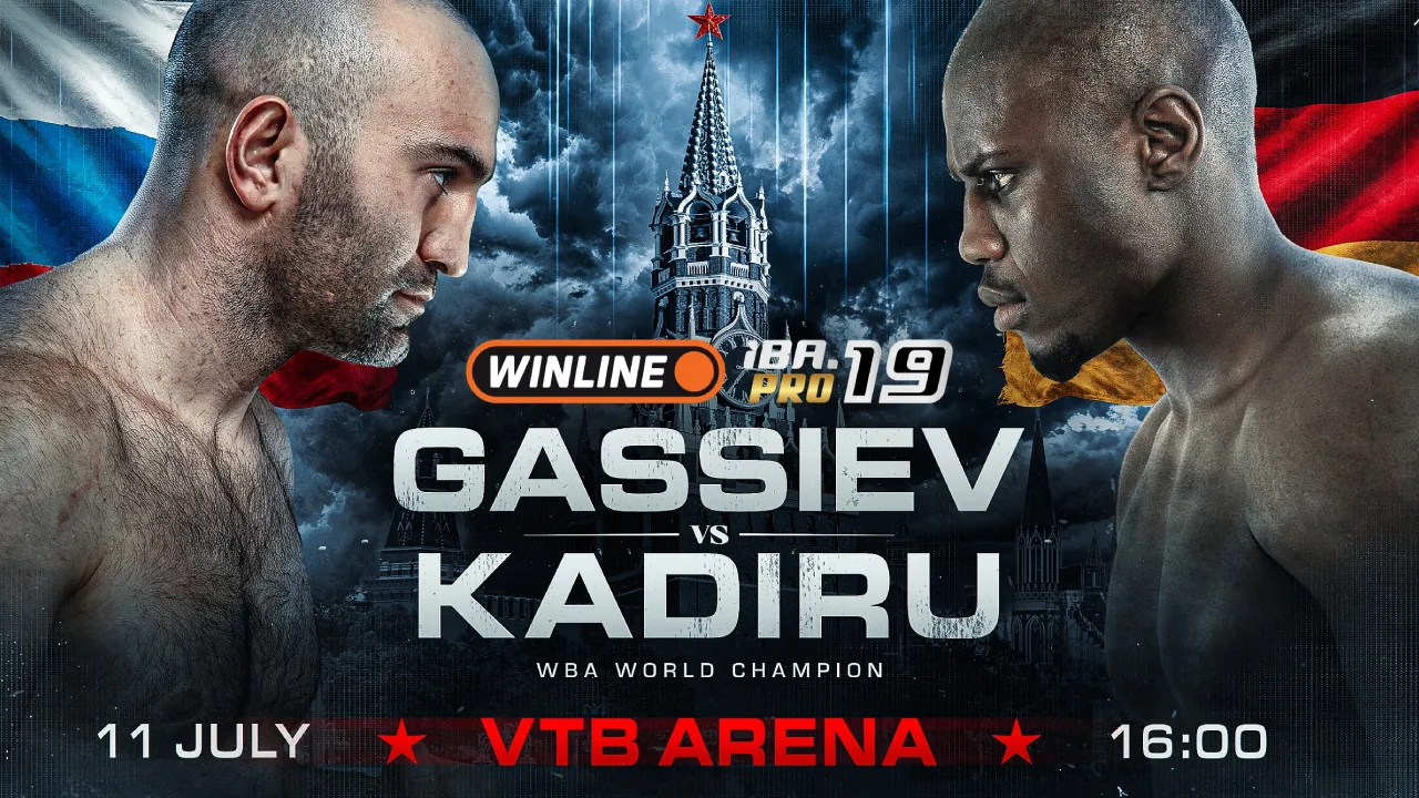 Murat Gassiev (kiri) dan Peter Kadiru. (Foto: Fight TV)